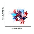thumbnail image 4 of Yhmxh 4th of July Patriotic Tinsel Star Decor, 5.5" Red White Blue Firework Pom Pom Decorations for Independence Day, Memorial Day, Patriotic Party Supplies, Gift Wrapping, Table Centerpiece, 4 of 7
