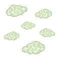 thumbnail image 2 of Danish Pastel Wall Decal Scattered Soft Clouds Seamless Pattern Bedroom Wall Decal for Girls Cute Themed Room Décor - Size: 20 In x 20 In, 2 of 5