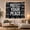 Reset Your Mind, variant on LIVE WITH PURPOSE Collage on Black Background, Inspirational Maximalist for Motivational Decor Lovers, High-Contrast Text Art, Graduation Gift Tapestry Wall Hanging for Office and Classroom