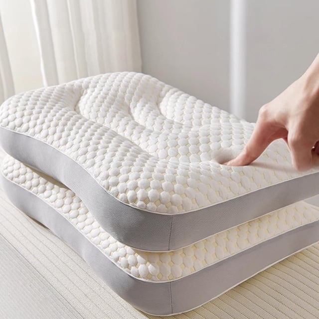 Pillows Double Fabric & Breathable Mesh Pillow Heights Neck Pillow Ergonomic Design Advanced Hose Filler 700 Thread Count Sheets Size Sheets Extra Long Sheets Set Fitted Sheet Deep Pocket Sized Silk