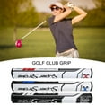 thumbnail image 4 of Golf Putting Grip Cue Bleu Pu Confortable Blanc Adhésif Polyuréthane Matériau Glob Poignée 3.0, 4 of 6