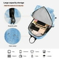thumbnail image 6 of 2 Racquet Holder Tennis Backpack Tennis Racket Covers Gym Bags Light Blue Tie-dye Pattern, 6 of 8