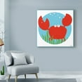 thumbnail image 3 of Trademark Fine Art 'Calvin the Crab' Canvas Art by June Erica Vess, 3 of 4