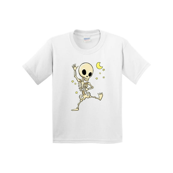 Inktastic Cute Dancing Skeleton Youth T-Shirt