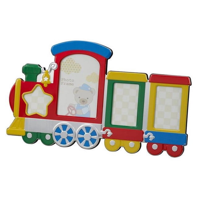 Creative Gifts International 024454 Cadre Photo de Train Tient avec 4 - Couleur Multi