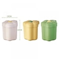 thumbnail image 5 of Home Office Table Trash Can, Mini Small Waste Bin Desktop Garbage Basket, 5 of 8