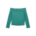 thumbnail image 2 of Weekend Academy Girls Off The Shoulder Top with Long Sleeves, Sizes 4-18, 2 of 3