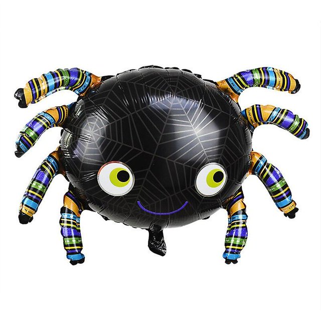 Halloween Calabaza Fantasma Globos Decoraciones de Halloween Spider Foil Globos inflables Juguetes Bat Globos suministros para fiestas de Halloween Feliz Sencillez