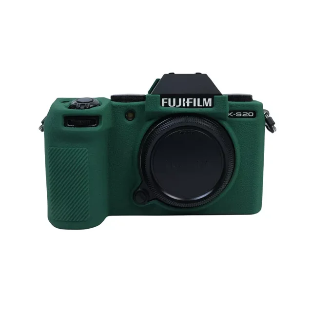 GadgetCom Camera Case Compatible with FUJIFILM X-S20 XS20 , Anti-Slip Soft Silicone Shell Protective Cover