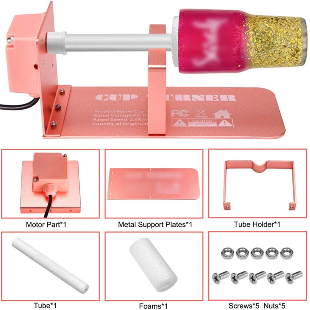 Buy Electric Cup Turner Glass Cup Tumbler Spinner DIY Cup Rotator For