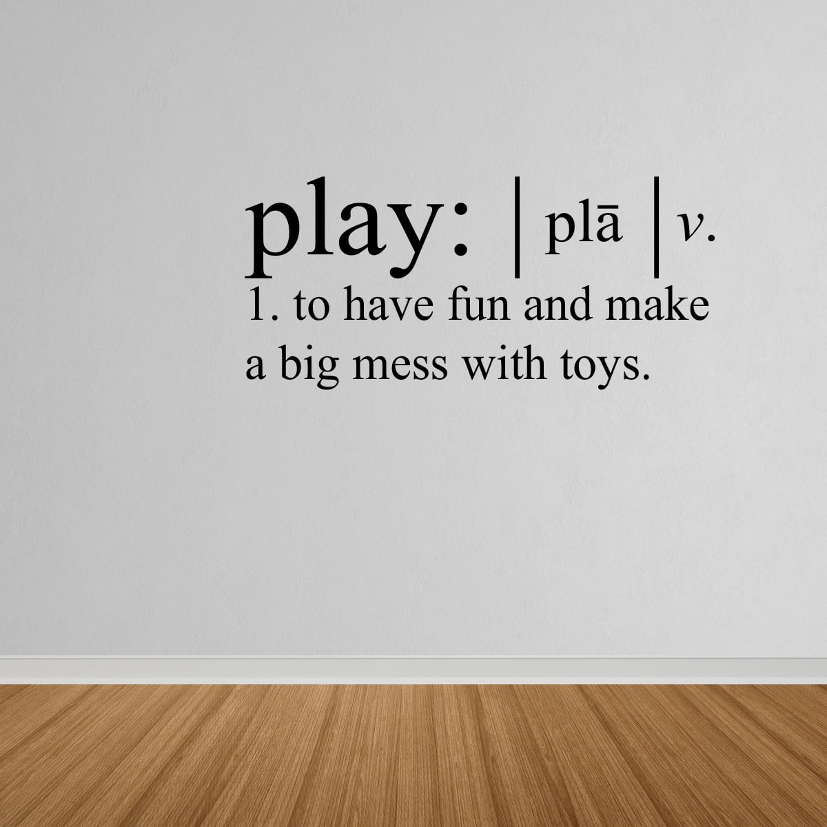 Wall Decal Quote Play Definition Decal Dictionary Definition Decal