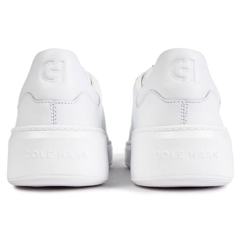 Cole Haan Grand Pro High Top Triple White Leather Men 13 M Shoes SNEAKERS C25695 Cole Haan Grand Pro High Top Triple White | Mercari main image 4