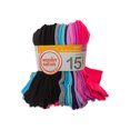 thumbnail image 2 of Wonder Nation Girls Socks, 15-Pack, Sizes S-L, 2 of 3