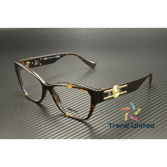 VERSACE VE3347 108 Havana Demo Lens 54 mm Women's Eyeglasses