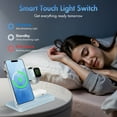 thumbnail image 6 of Wireless Charger,Magnetic Charging Stand Compatible with iPhone 17 16 15 14 13 12 11 Pro Max Plus XS XR X 8,for Apple Watch 9 8 7 6 5 4 3 2 SE,for AirPods 3 2 Pro,3 in 1 Charging Station, Blue, 6 of 11