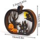 thumbnail image 3 of Decoraciones de mesa de Halloween, decoración de mesa con letrero de calabaza de madera con regalo de luces Kaili Sencillez, 3 of 5