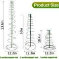 thumbnail image 2 of Metal Pea Trellis Green Bean Trellis For Garden, Sugar Snap Tower With Pole, 2 of 6