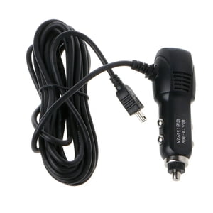 HLONK Mini USB Port 5V 2A Adaptateur de chargeur pour voiture DVR Charge du véhicule avec câble de 3,5 m