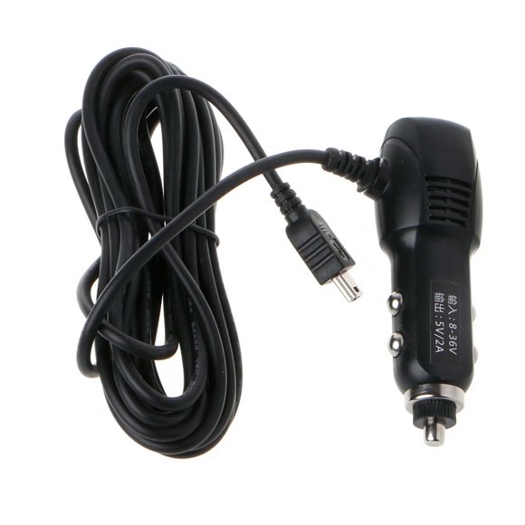 EIGTHTAIL Mini USB Port 5V 2A Car Charger Adapter For Car DVR Vehicle Charging w/3.5m Cable