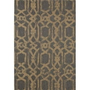 Art Carpet 29946 3 x 4 ft. Plymouth Collection Blacksmith Flat Woven Indoor & Outdoor Area Rug, Gray