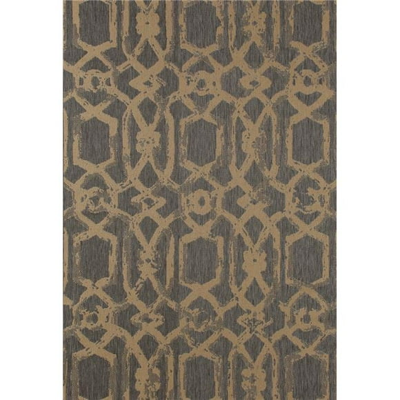 Art Carpet 29946 3 x 4 Pi Collection Plymouth Forgeron Plat Tissé Tapis d'Intérieur et Extérieur, Gris
