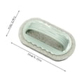 thumbnail image 3 of Cepillo de limpieza con mango, fregador para azulejos de baño y cocina, cerdas duraderas, agarre ergonómico, incluye 2 paños esponja., 3 of 5