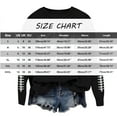 thumbnail image 3 of Holzkary Women's Football Game Day Sweatshirt Graphic Print Sunday Long Sleeve Crewneck Fall Pullover Graphic Print Oversized Crewneck Sweatshirts Long Sleeve Pullover for Gameday Hoodies Black L, 3 of 3