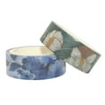 thumbnail image 4 of YUBX Garden Flower Washi Tape Set 10 Rolls Blue Purple Floral Decorative Masking Tapes (Calm Colors), 4 of 11