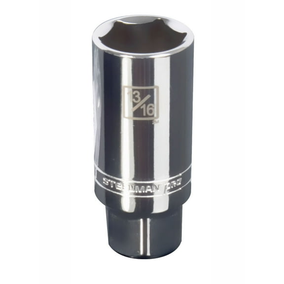 STEELMAN PRO 3/8-Inch Drive x 13/16-Inch 6-Point Spark Plug Socket, 78237