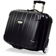 Rolling Briefcase 2 Sect Royal Black