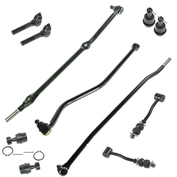 TRQ 11 pc Kit Ball Joint Tie Rod Track Sway Bar Link for Grand Cherokee ZJ 5.2L PSA59447 Fits select: 1993-1995 JEEP GRAND CHEROKEE