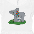 thumbnail image 3 of Inktastic Autism Support Elephants Girls Baby Dress, 3 of 4