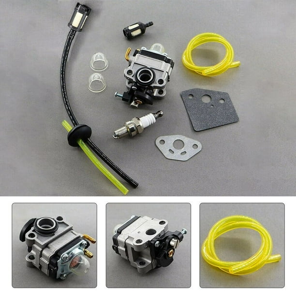 For The Ryobi 4 Cycle S430 Carburetor Fuel Line Spark Plug Trimmer 9X