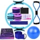 thumbnail image 1 of Equipo de Pilates para Entrenamiento en Casa - 11 Piezas Pilates Kit con Pelota de Yoga 25cm,Bandas de Resistencia y Aro de Pilates -Ideal para Pilates en Casa,Yoga y Ejercicio en Hogar,Azul, 1 of 2
