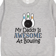 thumbnail image 3 of Inktastic My Daddy is Awesome at Bowling Toddler Sweatshirt, 3 of 4