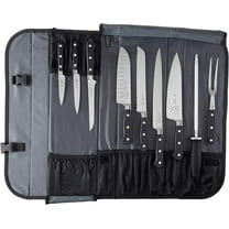 Mercer Culinary Renaissance 10-Piece Forged Steel Knife Set, Black