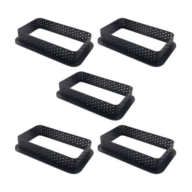 GUOOL 5 Pieces Perforated Cake Mold Cooking s Cake Mold Salad Dessert Punch Pastry D