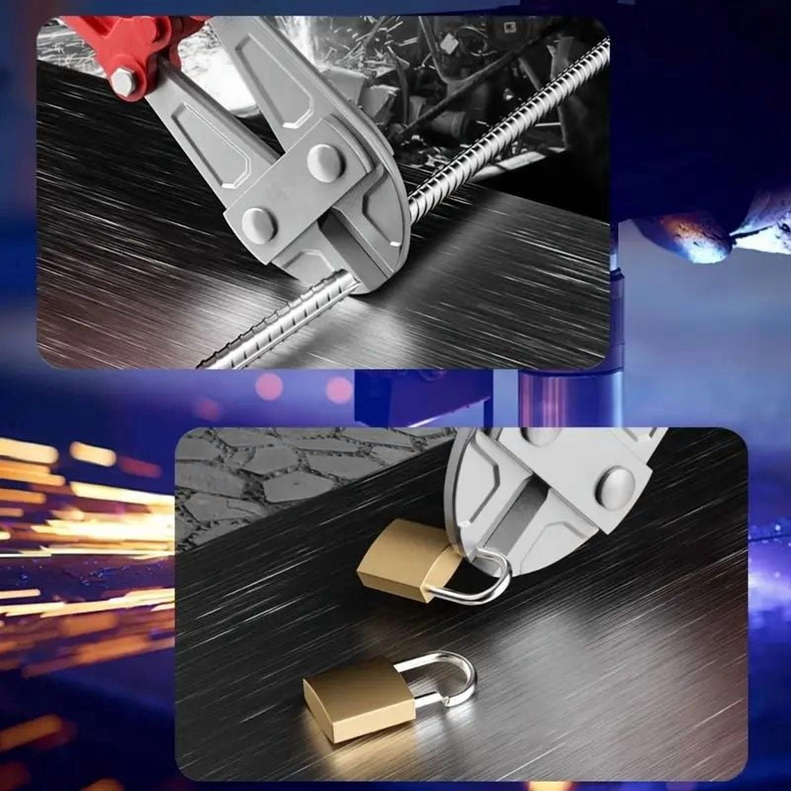Heavy Duty T8 Alloy Steel Manual Wire Cutters, Adjustable Labor Saving Hardware Tools