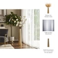 thumbnail image 5 of Modern Textured Metal Vase - Tall  Aluminum Decorative Floor Vase - Metallic Finish - Elegant Home & Office Decor - Ideal for Living Room, Bedroom, and Entryway - 35" Gold, 5 of 13