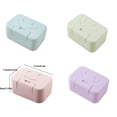 thumbnail image 2 of Wosthever Caja de jabón de viaje, soporte para baño, con tapa, bonito plástico de Color caramelo para ducha, hogar, senderismo, accesorio Juegos de accesorios de baño, 2 of 6