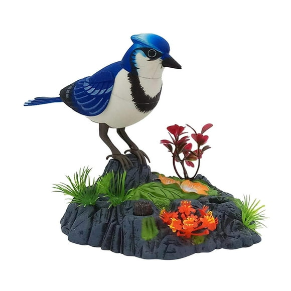 Vo Control Bird Toy Talking Dancing Chirping Movement Creative Blue