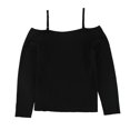 thumbnail image 2 of Suéter con detalle de costuras bar III para mujer negro XX-Large, 2 of 2