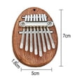 thumbnail image 2 of Hukapapa 8 teclas Mini Kalimba exquisito dedo pulgar Piano Marimba musical buen accesorio colgante regalo, 2 of 5