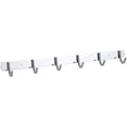thumbnail image 1 of Barra con ganchos 6/8 de acero inoxidable, ganchos para albornoz, perchero de pared, ganchos multiusos para baño, cocina, 1 of 4