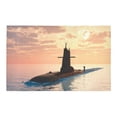 thumbnail image 2 of CADecor Submarine against the evening sky Non-Slip Bath Rug Bath Mat Rug Doormat 30x18 inches, 2 of 3