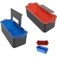 thumbnail image 2 of 2 Pack Silicone Grease Cup Liners, Reusable Grease Catcher Liner Grill Grease Tray Accessories, Replacement of Aluminum Foil Drip Pans, Home Decor, 2 of 4