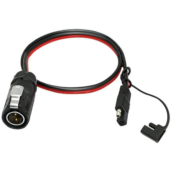 shiyou-70cm 12AWG 2 Pin Male to SAE 2 Pin Quick Disconnect with Cap Power Industrial Circular Outdoor Waterproof IP67 Connector fit for Furrion,Solar Panel Suitcase,Forrest River RV Ports