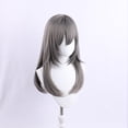 thumbnail image 5 of Peluca de cosplay de Honkai Star Rail Trailblazer para hombre y mujer, peluca de cosplay de pelo gris para Halloween, peluca de cosplay de Honkai Trailblazer para hombre y mujer, 5 of 5