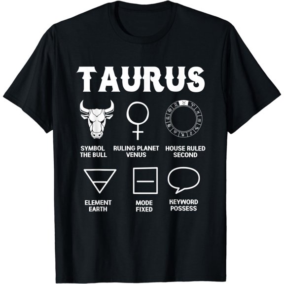 Taurus Constellation Zodiac Sign Taurus Facts T-Shirt