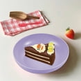 thumbnail image 4 of MesaSe 5PCS Dinner Plates - 5.7Inch Impregnable Dinner Plates Set Of 5 - Dishwasher & Microwave Safe Plastic Plates Reusable - Lightweight Plates for Kitchen camping On Clearance, 4 of 8
